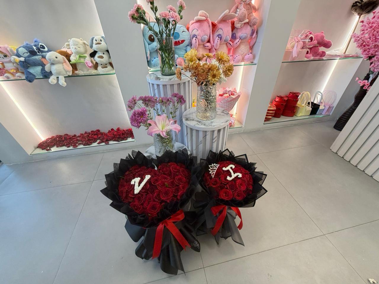 Arreglo de 50 rosas